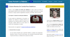 Desktop Screenshot of comoprevenirladiabetes.net