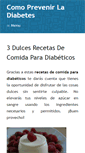 Mobile Screenshot of comoprevenirladiabetes.net