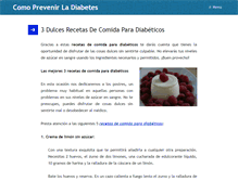 Tablet Screenshot of comoprevenirladiabetes.net